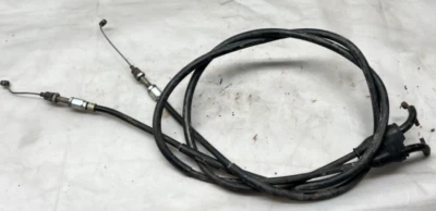 1986 Yamaha XT350 Throttle Cables Gas Fuel  XT 350 86 Cable Cord Carb Carburetor — 第 1/4 张图片