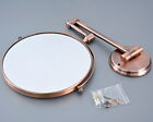 New Antique Brass Bathroom Wall Mounted Cosmetic Magnified Mirror Makeup Mirror