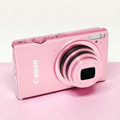 [Near Mint] Canon IXY 430F Pink 5x zoom Wi-Fi 16.1MP Digital Camera From JAPAN - Image 1 of 4