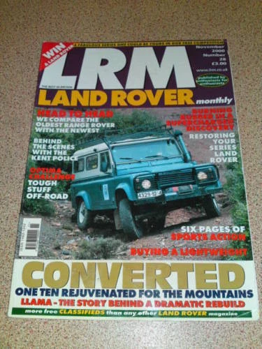 LANDROVER MONTHLY - CONVERTED - Nov 2000 # 28 - Image 1 of 1
