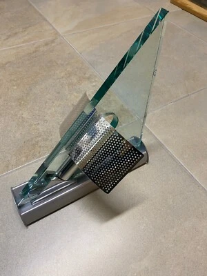 Genuine Artemide Icaro Wall Light Parete Grey Chrome Glass - Image 1 of 4