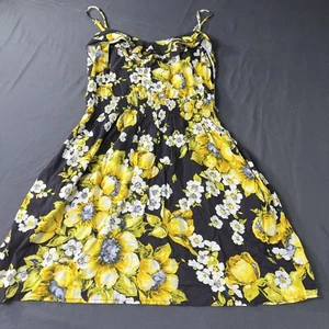 Camicia Vestito Piccolo Abito Estivo Fiori Corto Floreale Tasche ��Boho Casual Corto - Foto 1 di 4
