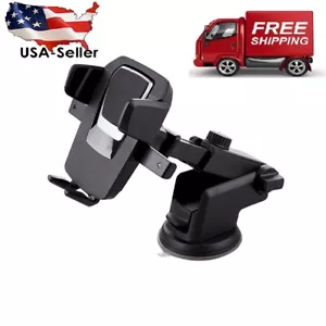 360° Mount Holder Car Windshield Stand Mobile Cell Phone GPS iPhone Samsung - Picture 1 of 12