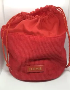 Elemis Large Red Drawstring Cord Make Up/Travel Bag New - Picture 1 of 1