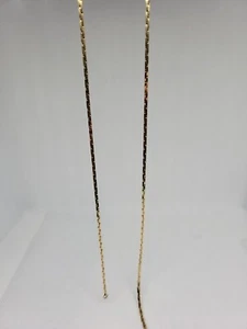 14K Yellow Gold Rope Chain Necklace 11 GR Vintage 1970-1980 - Picture 1 of 7