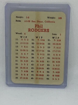 Juego de golf profesional APBA 1962 Phil Rodgers Foto 1 de 2