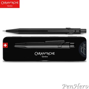 Caran d'Ache 844 Black Code 0.7mm Pencil 844.496, with holder - Picture 1 of 3