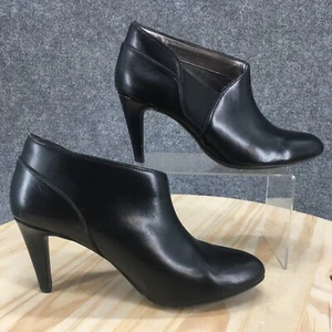 Adrienne Vittadini Botas Mujer 9 Tikki Botines Cuero Negro Tacones Altos - Imagen 1 de 18
