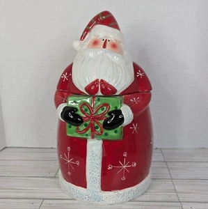 Certified International Santa Cookie Jar Designer Becca Barton Christmas 10.5" - Picture 1 of 13