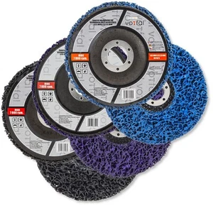 Vorfal® Grob Reinigungsscheiben 125 mm CSD Schwarz Blau Lila Reinigungsvlies CBS - Bild 1 von 27