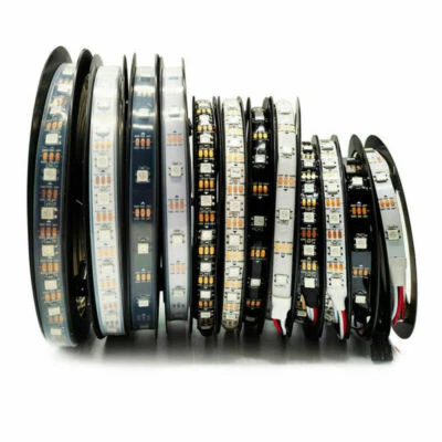 5V WS2812B 5050 RGB LED Strip 1-5m 30 60 144 150 300 Led Individual Addressable - Image 1 of 4
