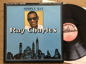 Ray Charles: Simply Ray: Manhattan Records: EX/EX 1980 12” Vinyl LP Free UK Post - Picture 1 of 5
