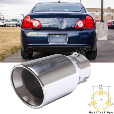 For Chevrolet Malibu Exhaust Pipe Tip Rear Tail Throat Muffler Stainless Steel - Изображение 1 из 4