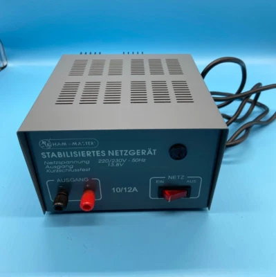 #SE3655# HAM MASTER stabilisiertes Netzgerät für CB Funkgerät *funktionsfähig* - Bild 1 von 4