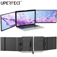 14"" Triple Portable Monitor Extender Dual FHD Screen for Laptop 13-16