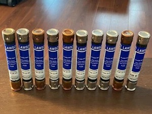 ๐ 10) NEW LAWSON 1/2 AMP DUAL ELEMENT TIME DELAY FUSE 600V FLSR 1/2 LOT OF 10 - Picture 1 of 3