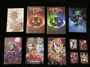 Graveyard Shift Volume 1 2 3 Jon Malin TPB Graphic Novel & Art Lot Vol 3 Signed - Picture 1 of 13
