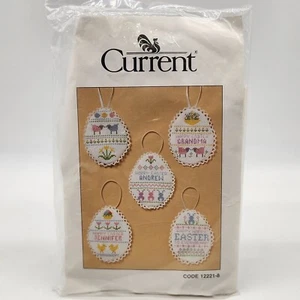 Current 12221-8 Easter Egg Counted Cross Stitch Kit Ornaments Egg Project - Picture 1 of 5