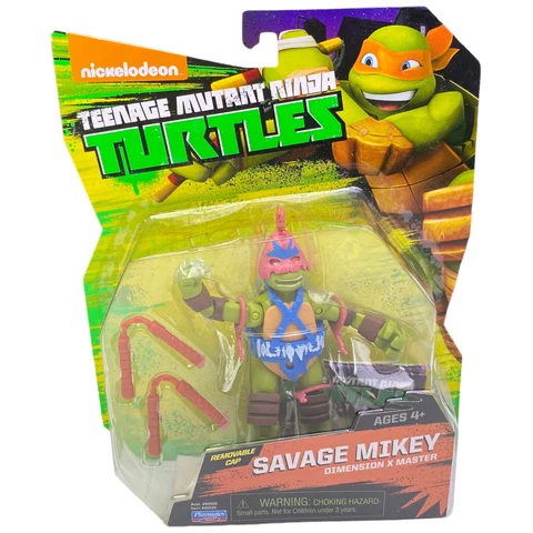 New 2015 Playmates Teenage Mutant Ninja Turtles Savage Mikey Action Figure Cover
