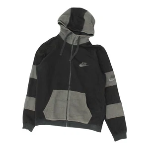 Sudadera con capucha negra Nike para hombre | Chaqueta con cremallera completa con logotipo informal vintage - Imagen 1 de 4