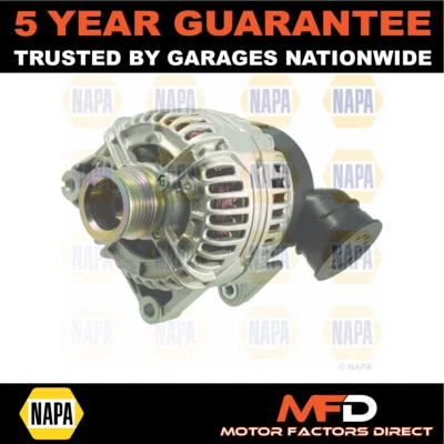 Fits BMW 3 Series 1998-2007 5 Series 1996-2004 Z3 1995-2002 NAPA Alternator - Image 1 of 2