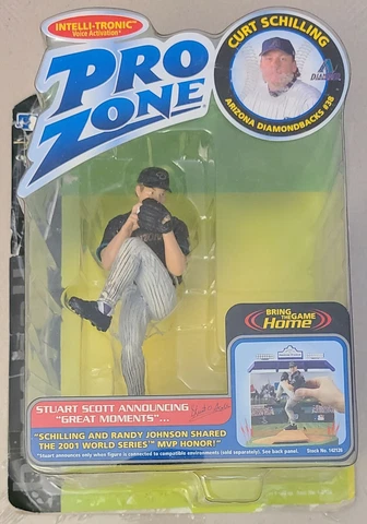 PLAYMATES PRO ZONE CURT SCHILLING D-BACKSINTELLI-TRONIC VOICE ACTIVATED FIGURE Cover