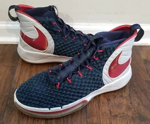 Nike AlphaDunk EP Navy Red White Team USA Men Basketball Shoes BQ5401-003 11 - Picture 1 of 7