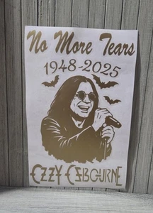 Ozzy Osbourne No More Tears Car Decal - Bild 1 von 1