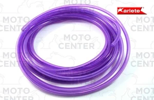 TUBO VIOLA AL SILICONE BENZINA VERDE Ø 5,5 X 10 mm. SCOOTER PIAGGIO GILERA APRI - Picture 1 of 1