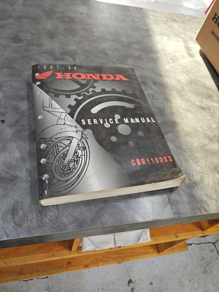 1997 97 98 HONDA CBR1100XX CBR 1100 MANUAL DE REPARO DE SERVIÇO DE LOJA ATUALIZADO Z6-27G - Imagem 1 de 1