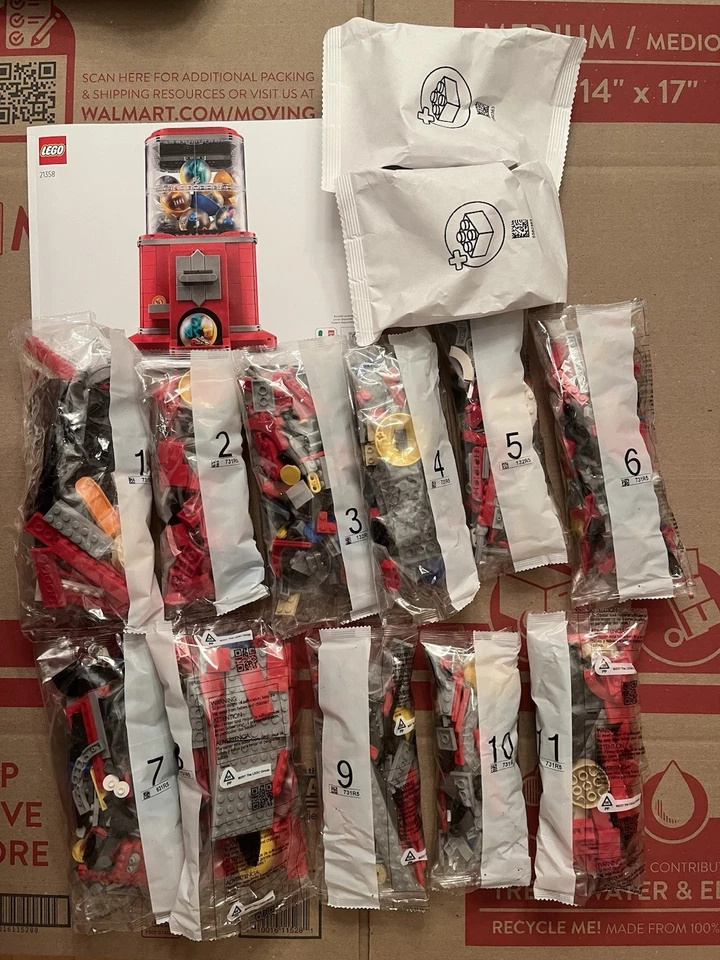 SIN CAJA/MINIFIGURAS LEGO IDEAS 21358 MÁQUINA EXPENDEDORA *SOLO CONSTRUCCIÓN* SIN MINIFIGURAS Foto 1 de 1