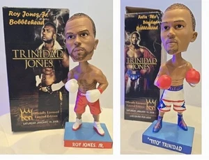 Boxer Boxeo Bobblehead FELIX TITO TRINIDAD & Roy Jones Jr 2008 Don King Set 2 - Imagen 1 de 22