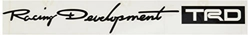 TRD Sticker 08231-SP170 Black E type Large W498mm × H65mm RACING DEVELOPMENT