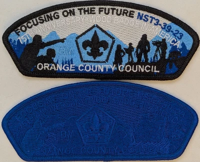 2023 Orange County Council California Woodbadge CSP Pair 150/50 Made CST3-39-23 - Image 1 of 2