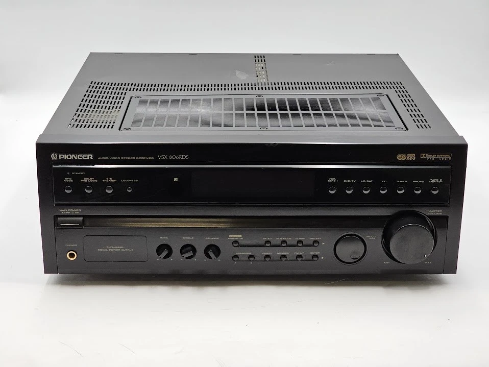Pioneer VSX-806RDS Stereo Receiver - Used, Cosmetic Wear, Working - Image 1 of 4