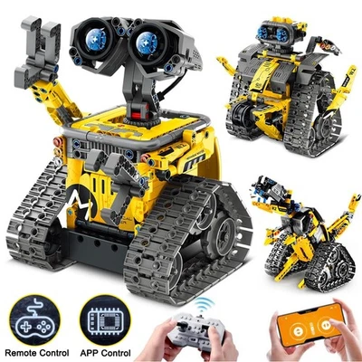 Tecnica Robot Telecomandato per Bambini 520pz 3in1 RC Giocattolo da Costruzione Dinosauri - Immagine 1 di 4