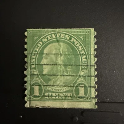 Ben Franklin 1 cent stamp Green  - Image 1 of 3