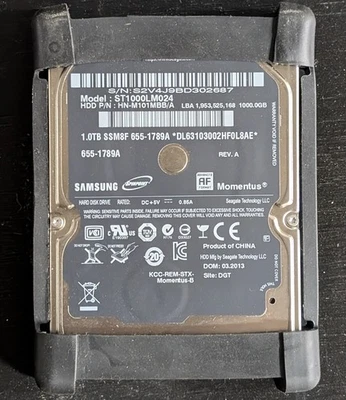 Samsung ST1000LM024 HN-M101MBB/A REV.A DGT 655-1789A (S2V) 1.0TB Sata 12.2012 - Image 1 of 2