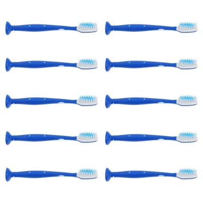  10 pezzi spazzolino da viaggio compatto spazzolino a setole morbide spazzolino - Immagine 1 di 4