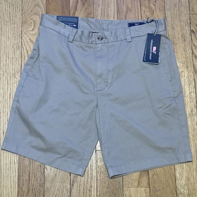 Pantalones Cortos Vineyard Vines Para Hombre 9" Elásticos Talla 34 Caqui NUEVOS NUEVOS CON ETIQUETAS Foto 1 de 4