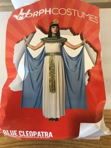 Morph Cleopatra Blue Women's Egyptian Costume - Fancy Dress for Women LARGE - Picture 1 of 2