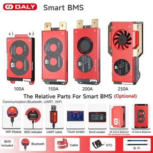 Daly BMS 10S 36V 40A-250A Li-ion Battery Smart BMS with Balance&Bluetooth Module - Picture 1 of 34