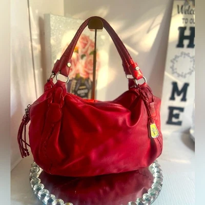 Cole Haan Red leather Hobo Bag - Image 1 of 4