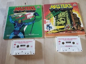 (2) Libro de cuentos y casete MOTU 1983 See Hear Read - Imagen 1 de 3