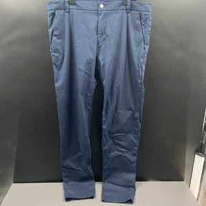 Lululemon ABC Classic-Fit 5 Pocket Pants 32L Warpstreme Slim Navy Pants Size 36 - Picture 1 of 5