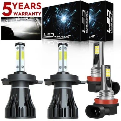 LED Headlight & Fog Light Bulbs For Honda CR-V 2007-2014 High/Low Beam - Image 1 of 4