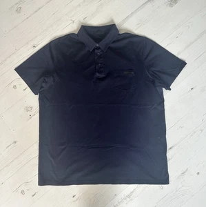 PRADA Men's Designer Polo Shirt Navy Collared, Short Sleeve, Size XL - Picture 1 of 8