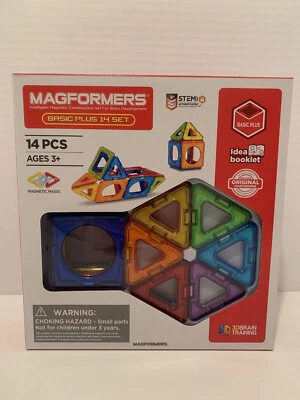Magformers Basic Plus 14 Set Magnetic Magic - Image 1 of 3