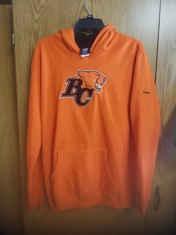 BC Lions Reebok CFL Hoodie Sweatshirt XL Cover