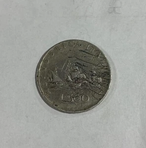 Moneta 500 lire in argento - Caravella. Repubblica italiana. - Bild 1 von 3